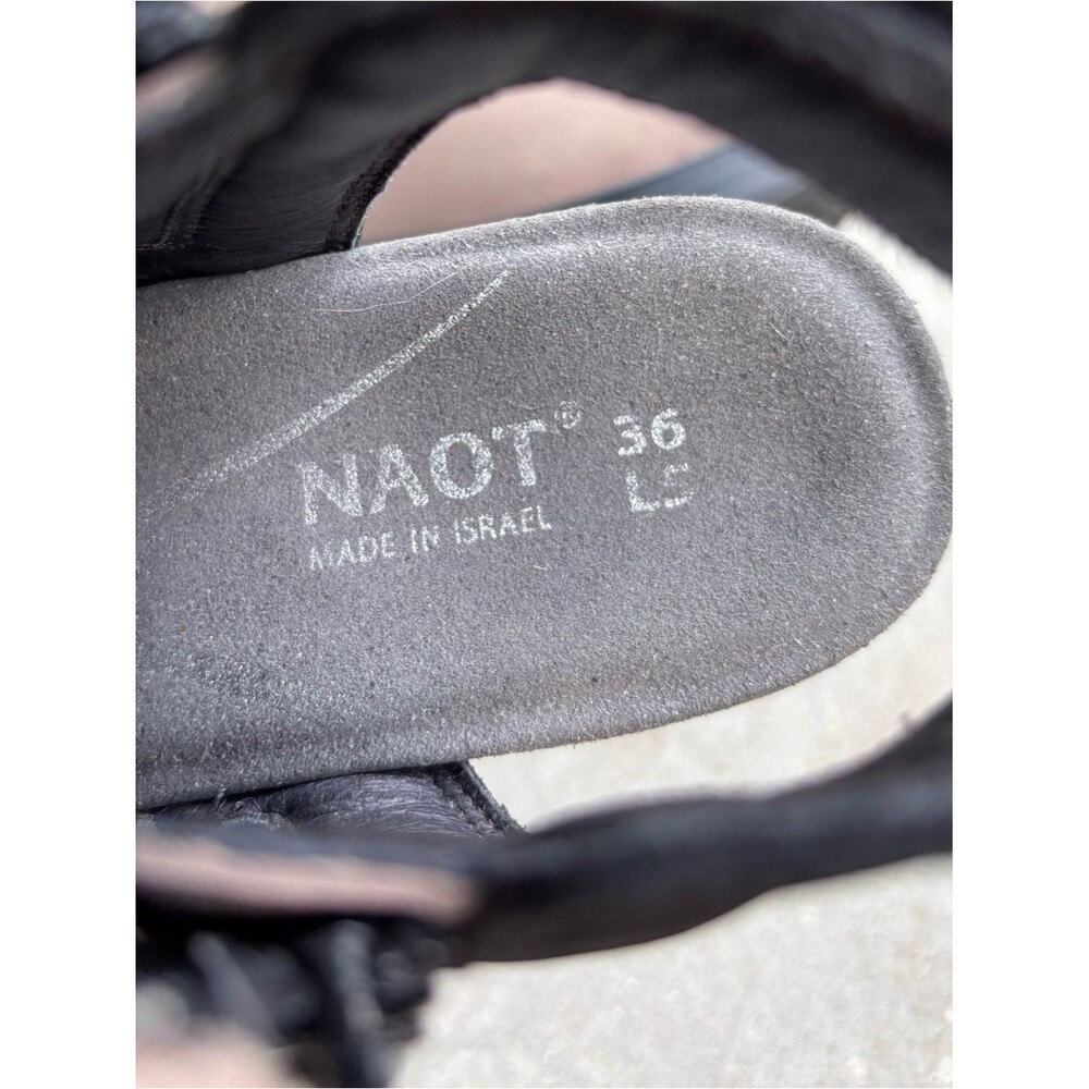 Naot Favorite Shoes Leather Comfort Shooties Booties Boho Casual Chic Euro 36 - Picture 7 of 7